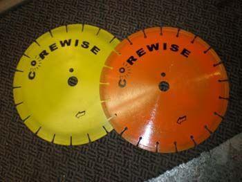 Corewise Black 12" Core Saw Blade - For Very Hard Core - prospectors.com.au