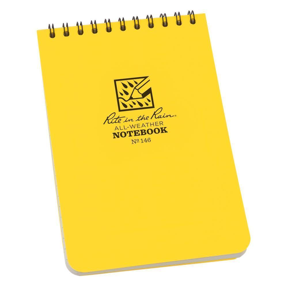 Rite in the Rain 146, All Weather Universal Polydura Notebook, 105mm x 152mm - prospectors.com.au