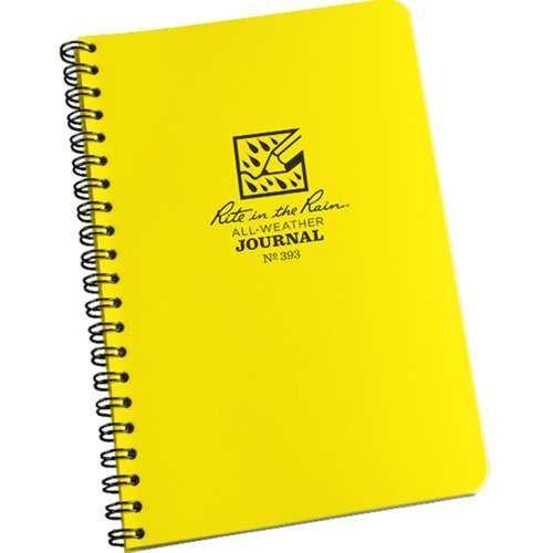 Rite in the Rain 393, Al Weather Journal Polydura Notebook, 117mm x 177mm - prospectors.com.au