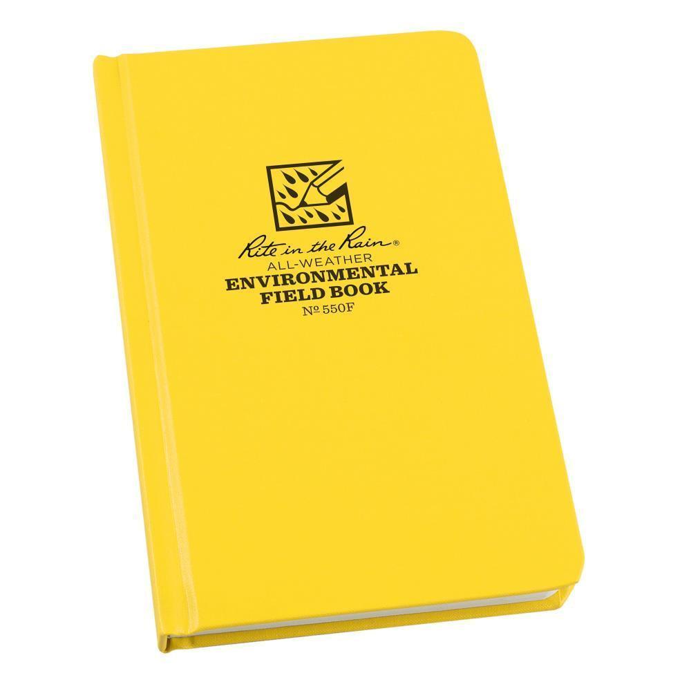 Rite in the Rain 550F, All Weather Environmental Fabrikoid Field Book, 120mm x 190mm - prospectors.com.au