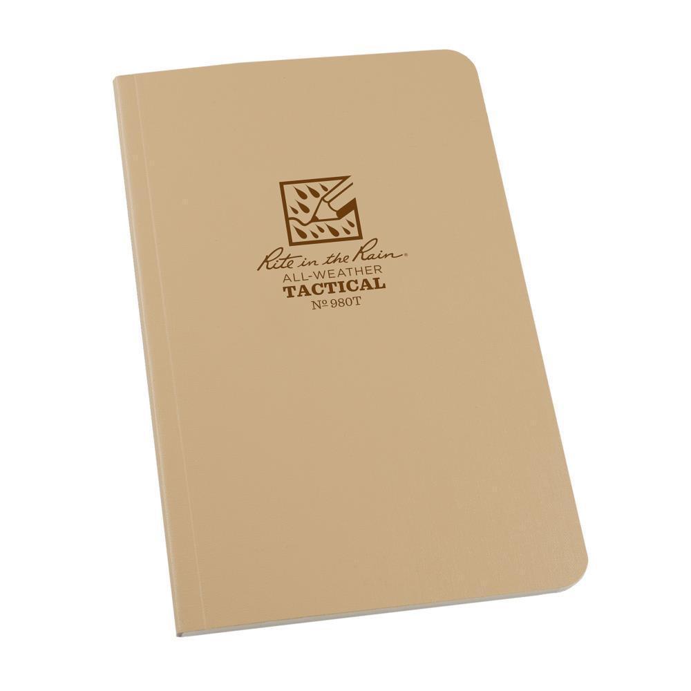 Rite in the Rain 980T, All Weather Tan Universal Field-Flex Field Book, 117mm x 184mm - prospectors.com.au