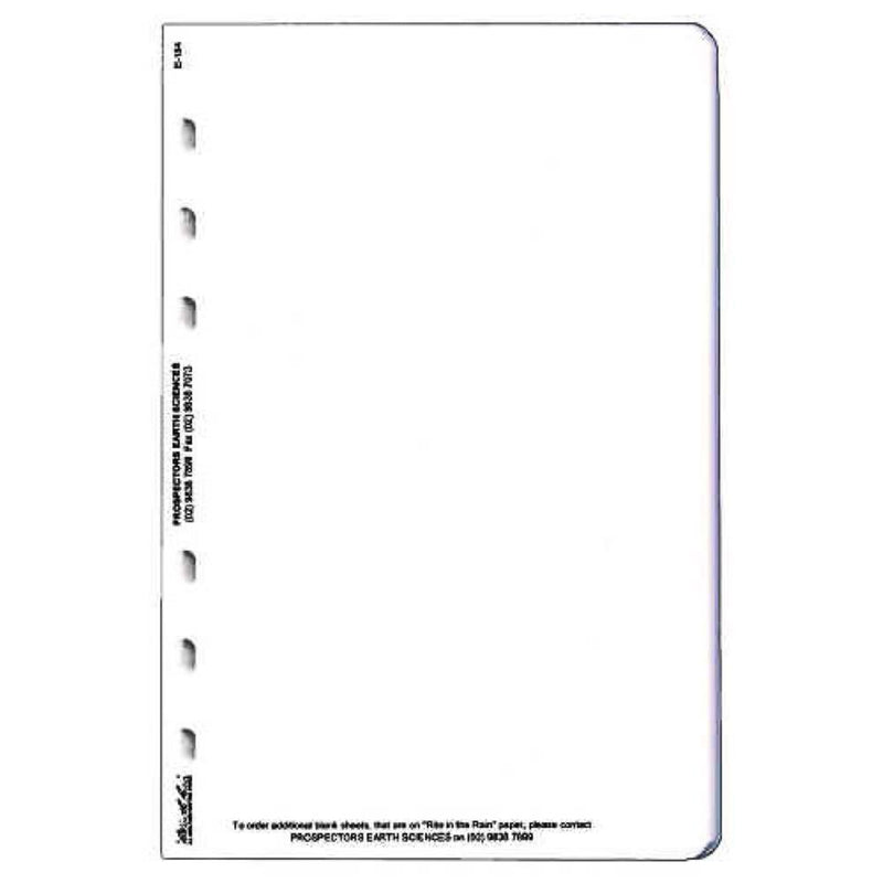 Rite in the Rain LL184, All Weather Loose Leaf Paper Sheets for Soil Charts (Discontinued line) - prospectors.com.au