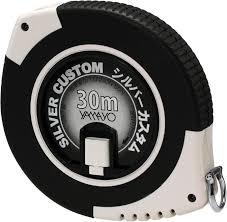 Yamayo 20 metre X 13mm Silver Custom Epoxy Resin Painted Steel Measuring Tape in ABS Case - prospectors.com.au