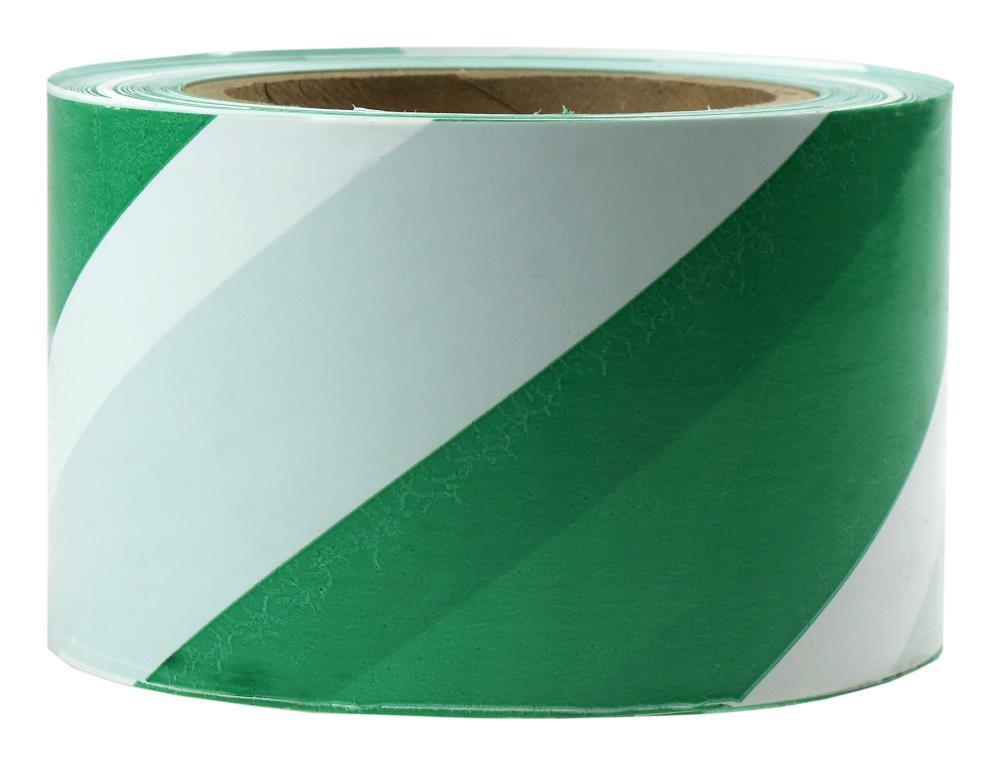 Presco Striped Barricade Tape - 75mm x 91m - prospectors.com.au