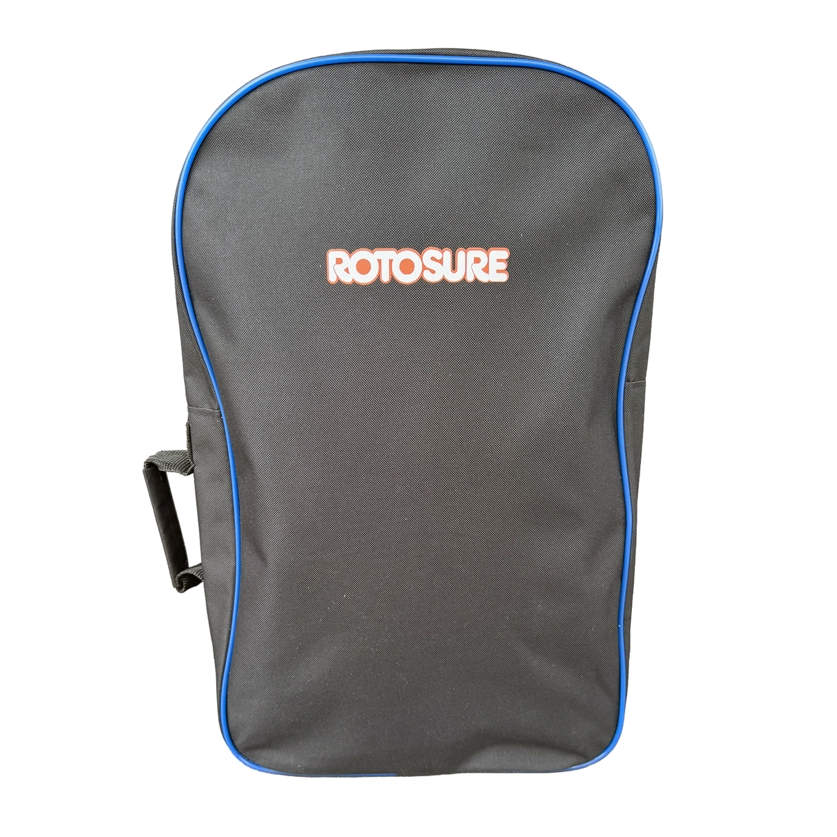 Black bag for Measuring Wheel on white background. 