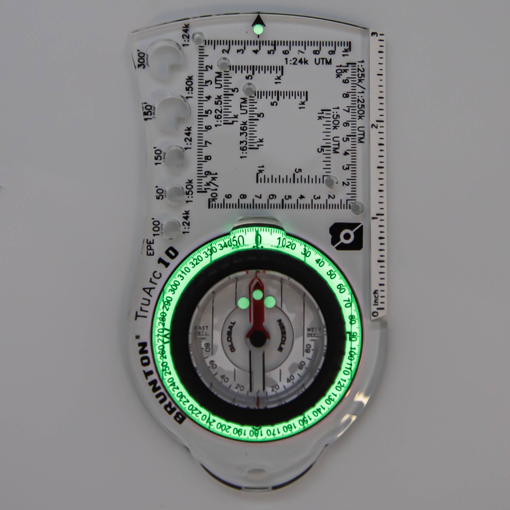 Brunton TruArc 10 Glow Compass Phosphorescent