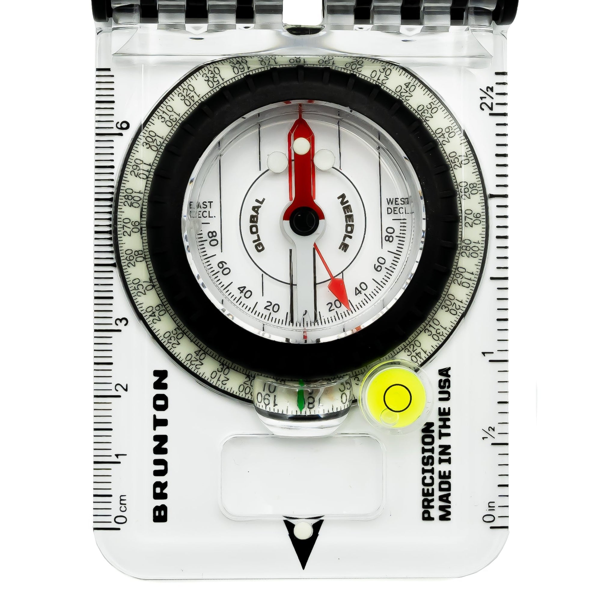 Brunton TRUARC 15 Tactical Glow Compass with Clinometer Close Up