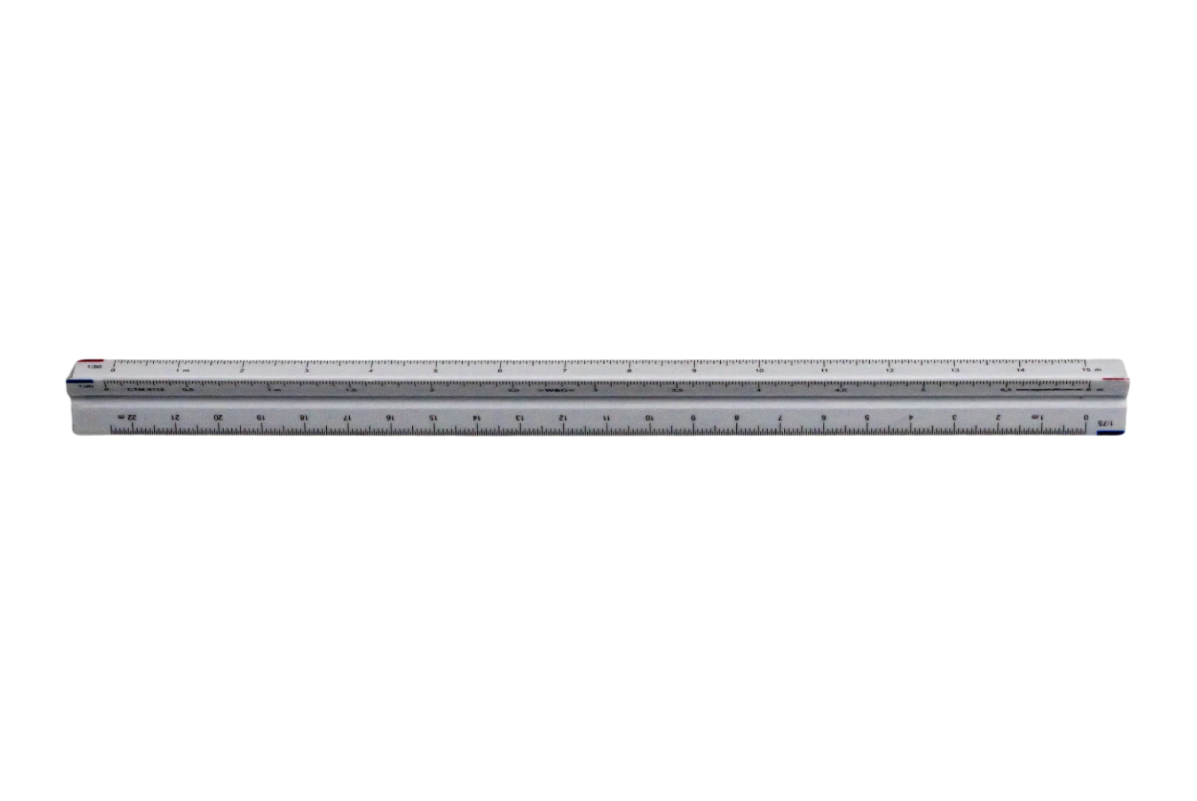 Scale Rule Triangular 1.20 1,25 1,50 1,75 1,100 1,125 300 Mm