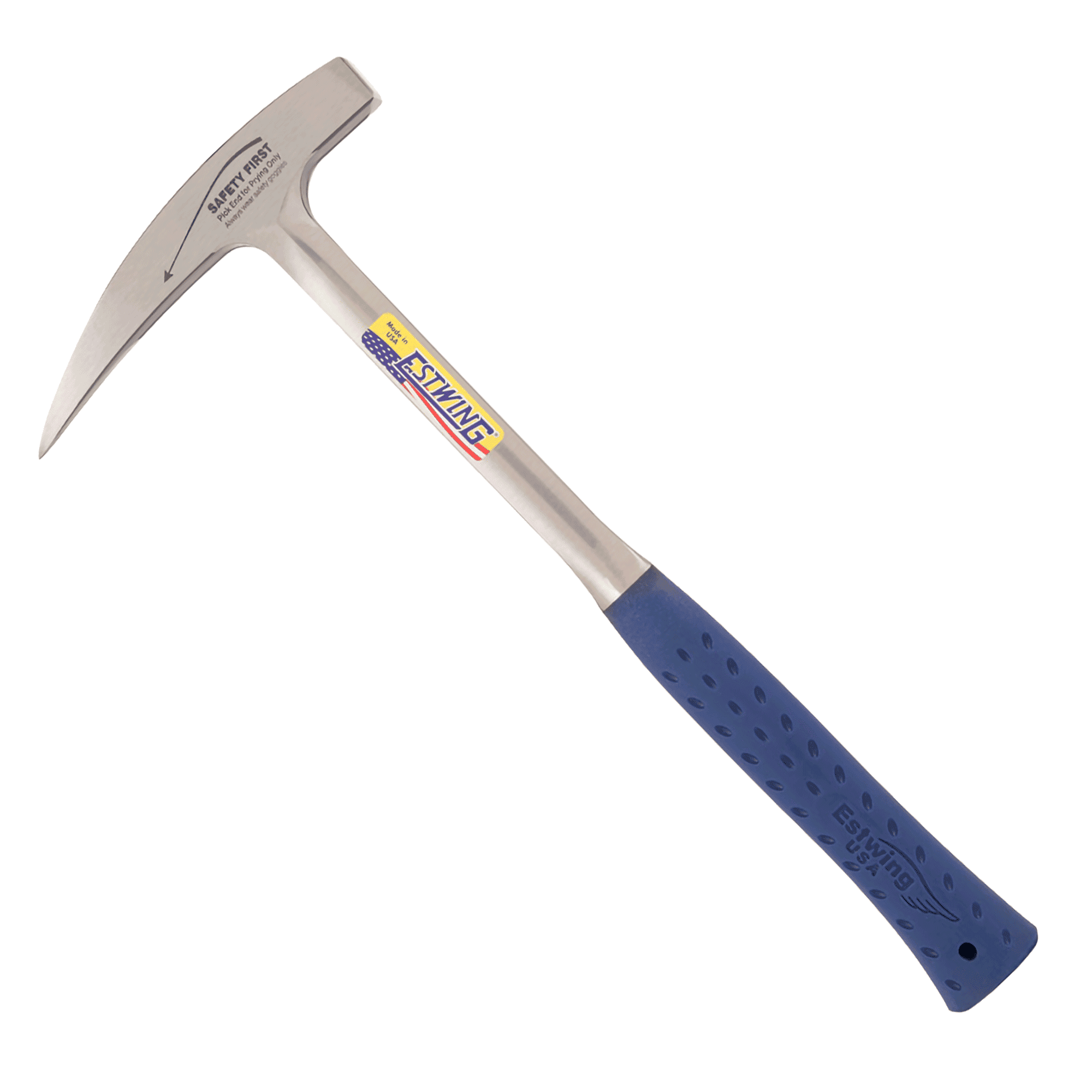 Estwing 23oz Rock Pick with Pointed Tip and Long Handle E3-23LP