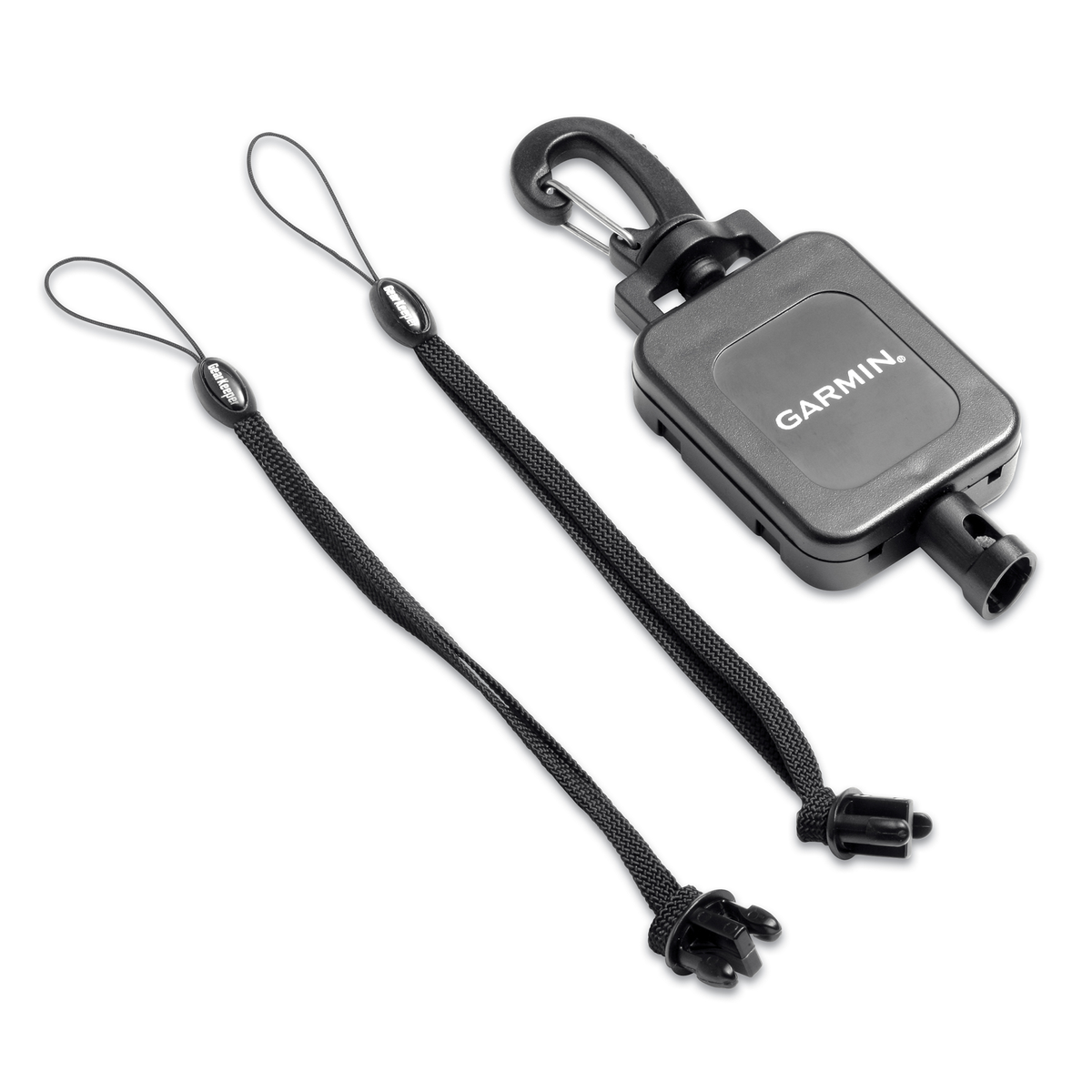 Garmin retractable lanyard on a white background