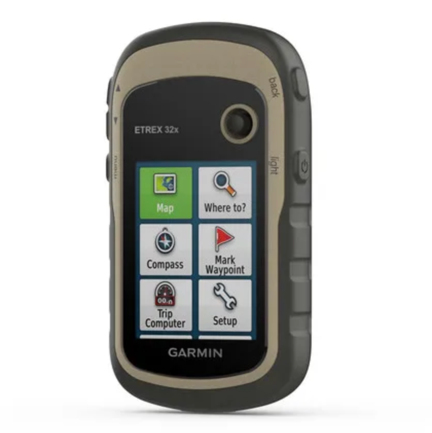 Garmin Etrex 32x Handheld GPS Menu Screen