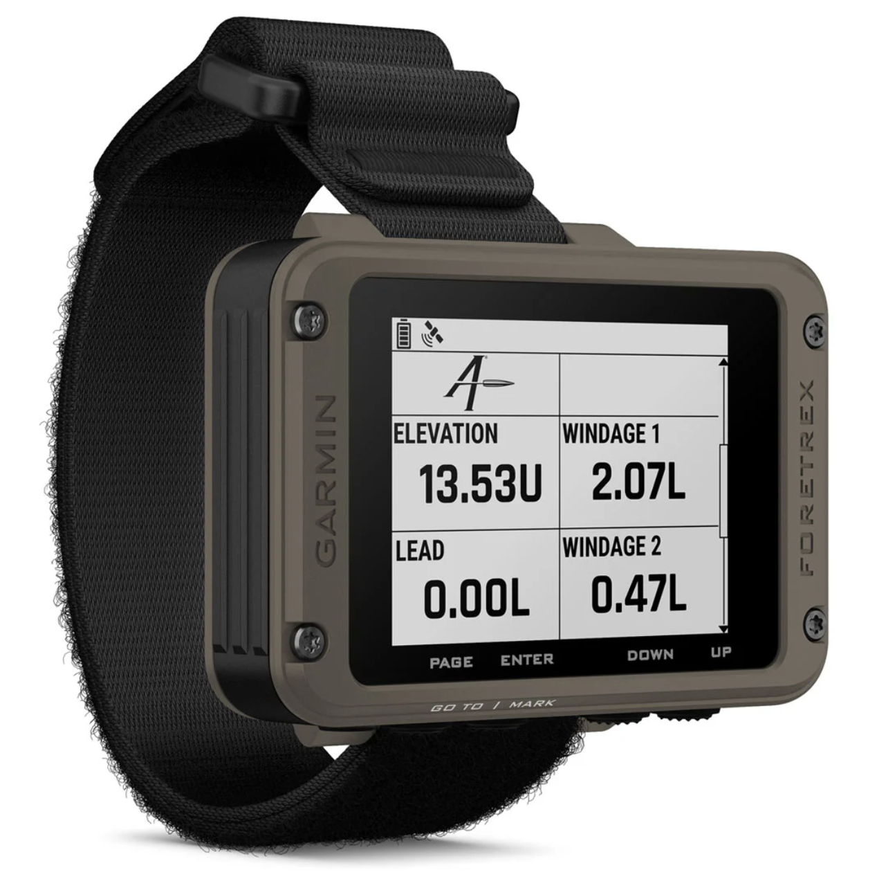 Garmin Foretrex 901 Ballistic Edition Wrist Mounted GPS Navigator - Applied Ballistics Calculator