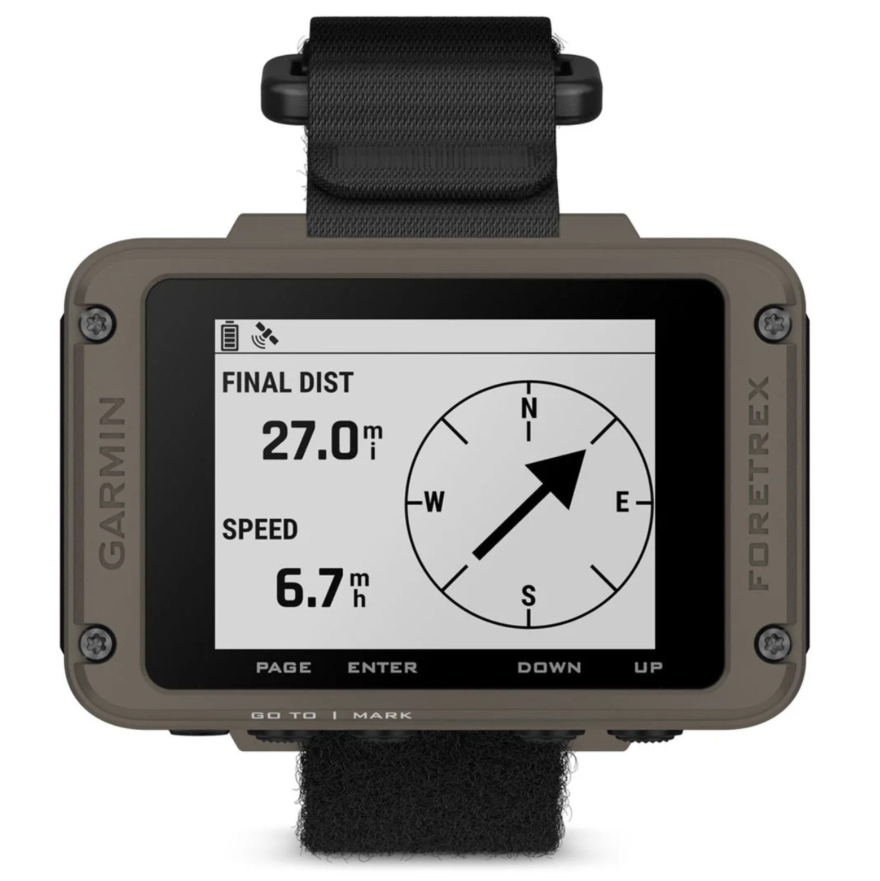 Garmin Foretrex 901 Ballistic Edition Wrist Mounted GPS Navigator - Navigation Menu