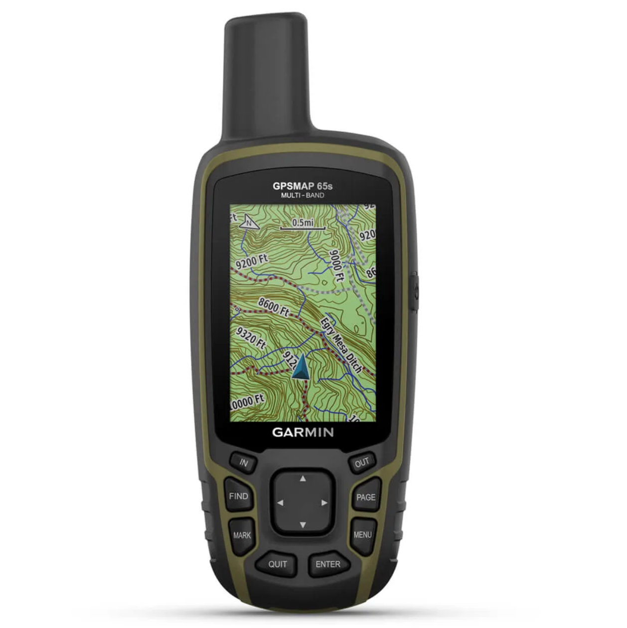 Garmin GPSMAP 65s Handheld Hiking GPS with Topographic Maps