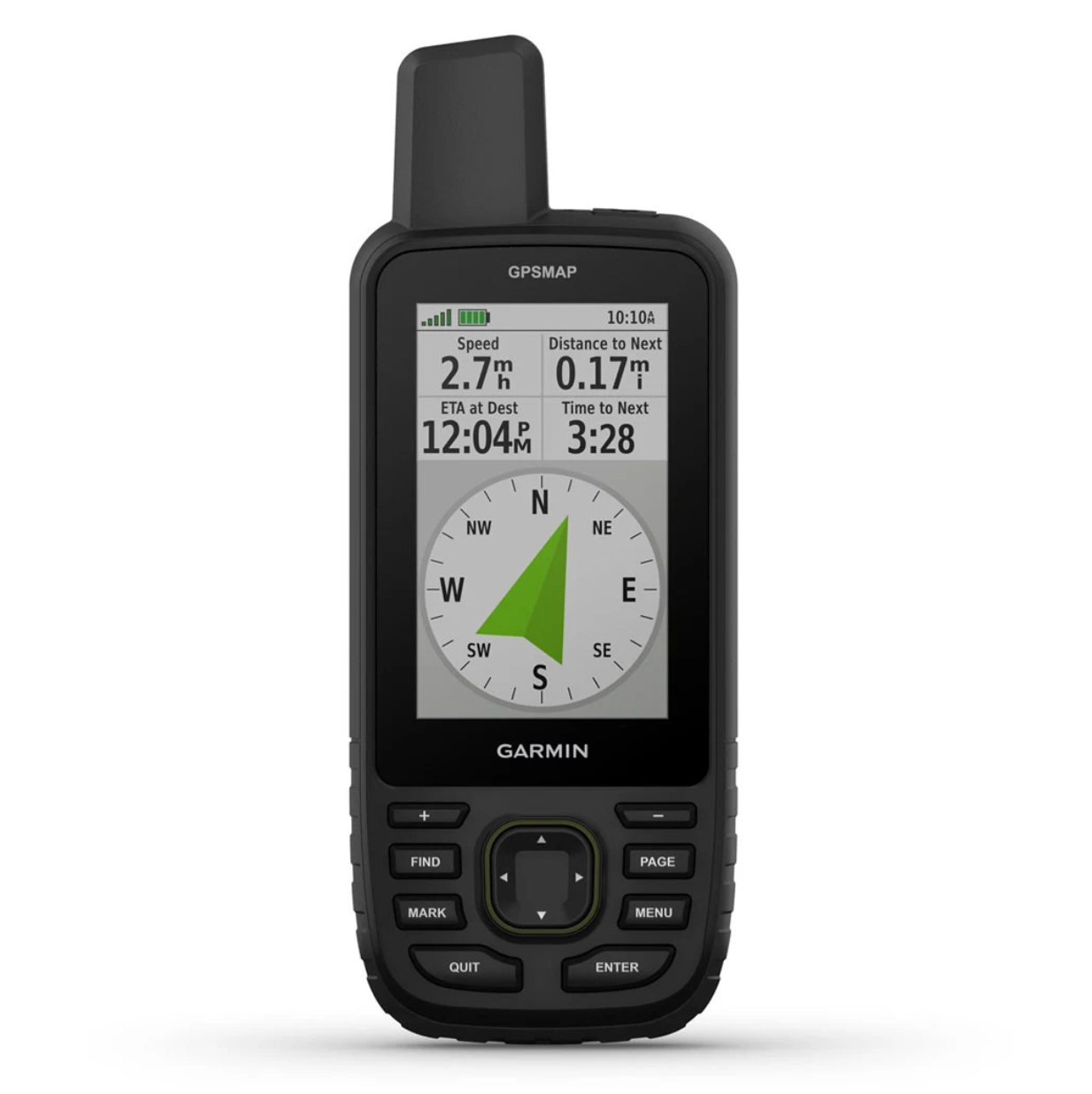 Garmin GPSMAP 67 Handheld Hiking GPS with Topographic Maps - Compass