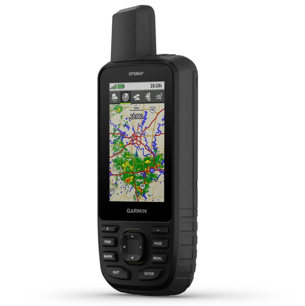 Garmin GPSMAP 67 Handheld Hiking GPS with Topographic Maps - Weather Radar