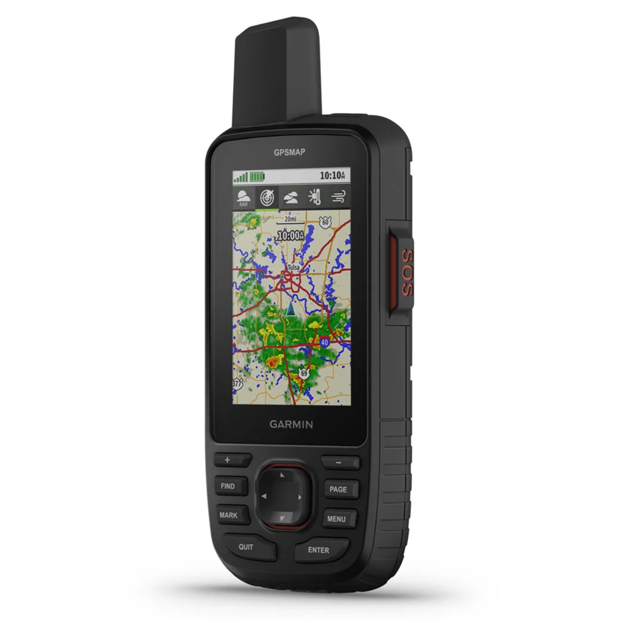 Garmin GPSMAP 67i Handheld Hiking GPS with InReach - Weather Radar