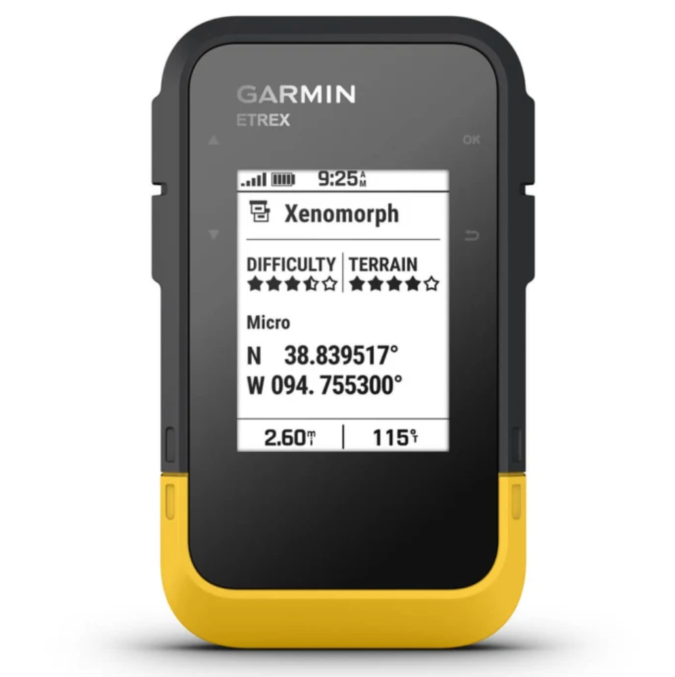 Garmin eTrex SE Handheld GPS Grid Reference Screen