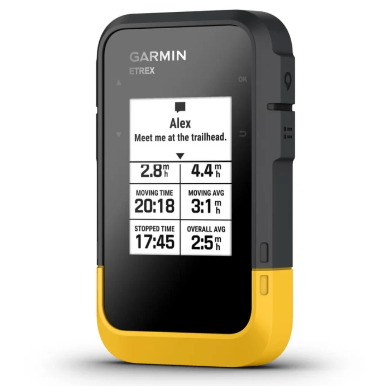 Garmin eTrex SE Handheld GPS Information Screen