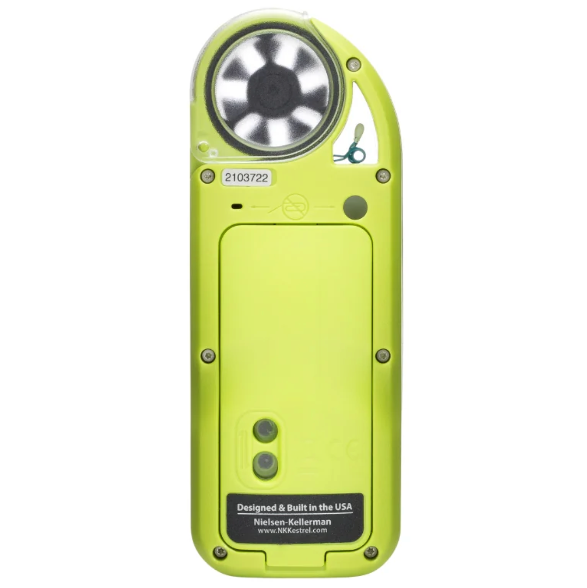 Kestrel 5200 Professional Environmental Meter Rear View