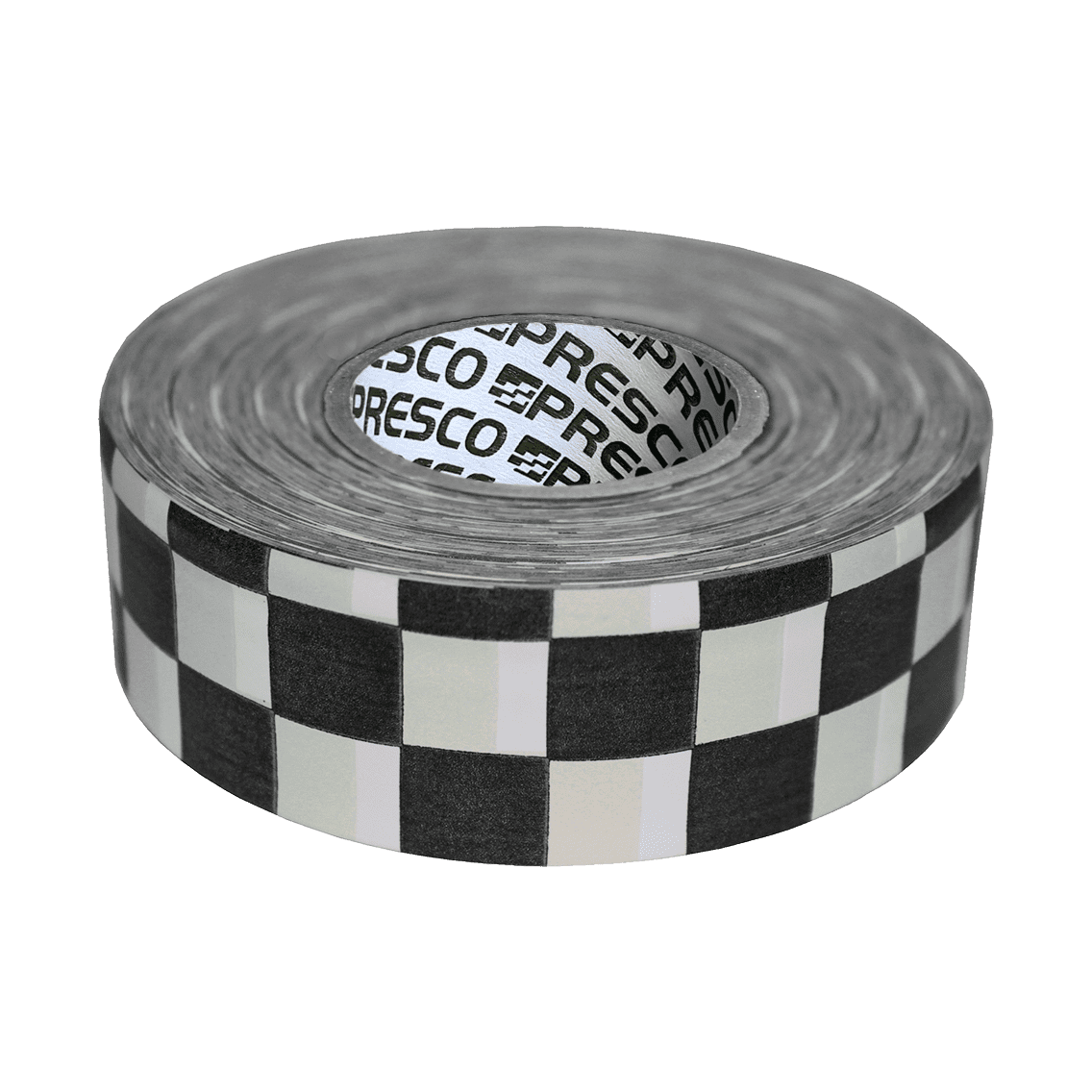 Presco Checkerboard Flagging Tape - Black and White