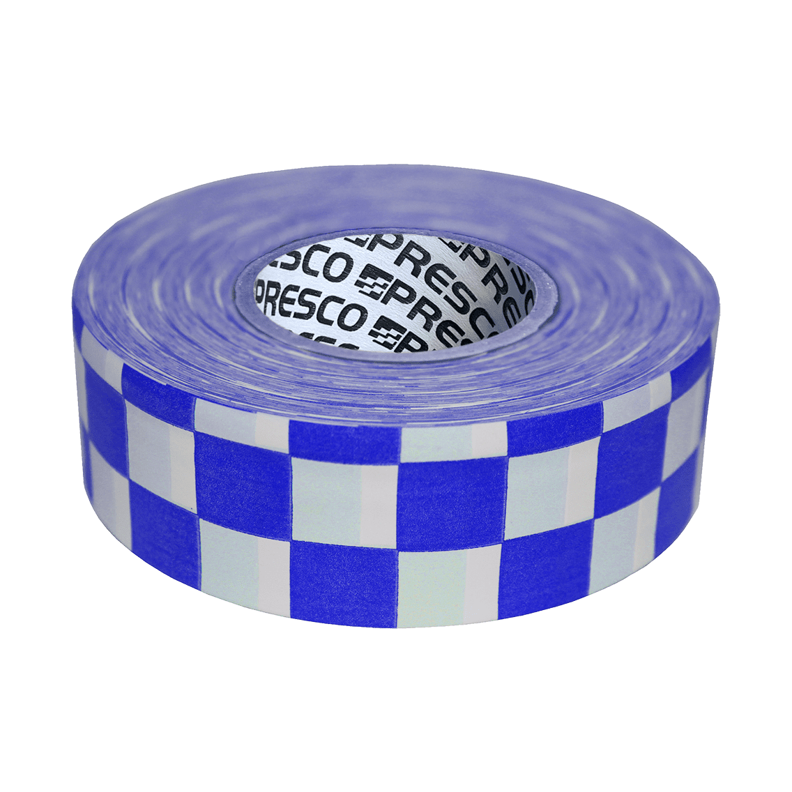 Presco Checkerboard Flagging Tape - Blue and White