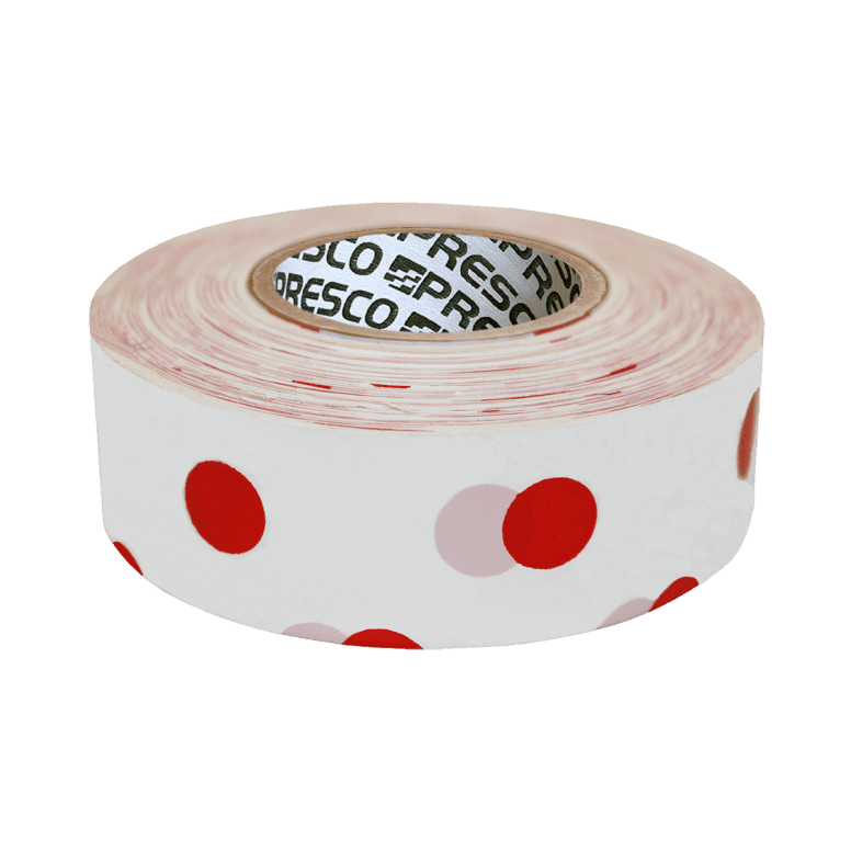 Presco Polka Dot Flagging Tape - Red and White