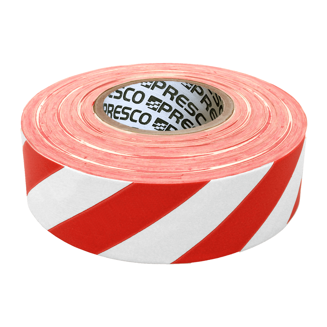 Presco Striped Flagging Tape - Red and White