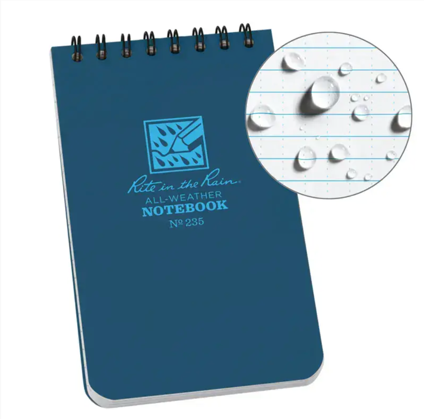 Rite in the Rain Top Spiral Notebook 76mm x 127mm (3" x 5")