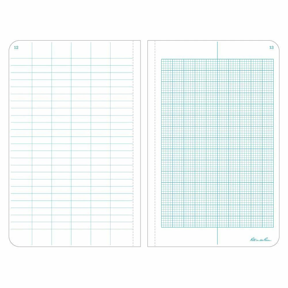 Rite in the Rain 363, All-weather Metric Field Polydura Notebook, 124mm x 178mm