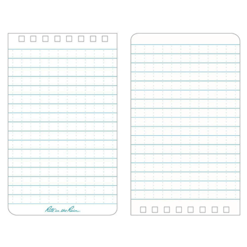 Rite in the Rain 446 Top Spiral Notebook 105 x 152mm- Brown