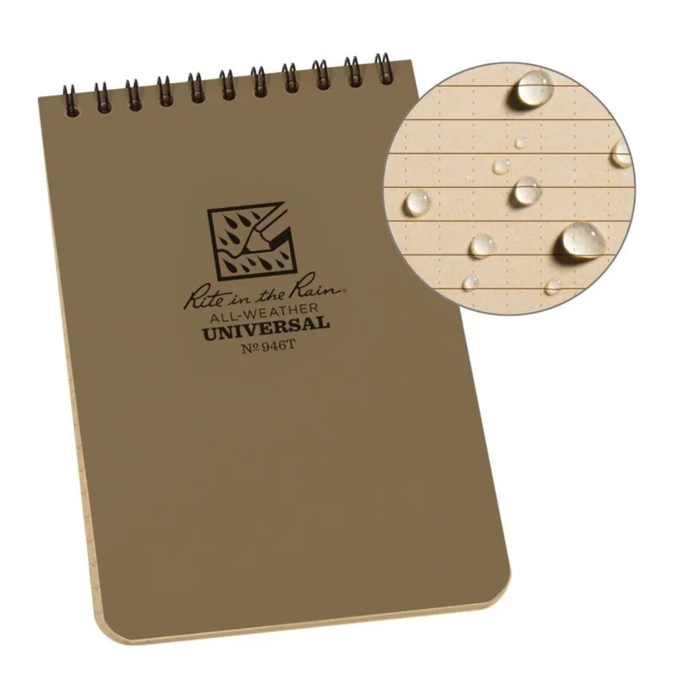 Rite in the Rain 146, Notebook Polydura Universal Segala Cuaca, 105mm x 152mm