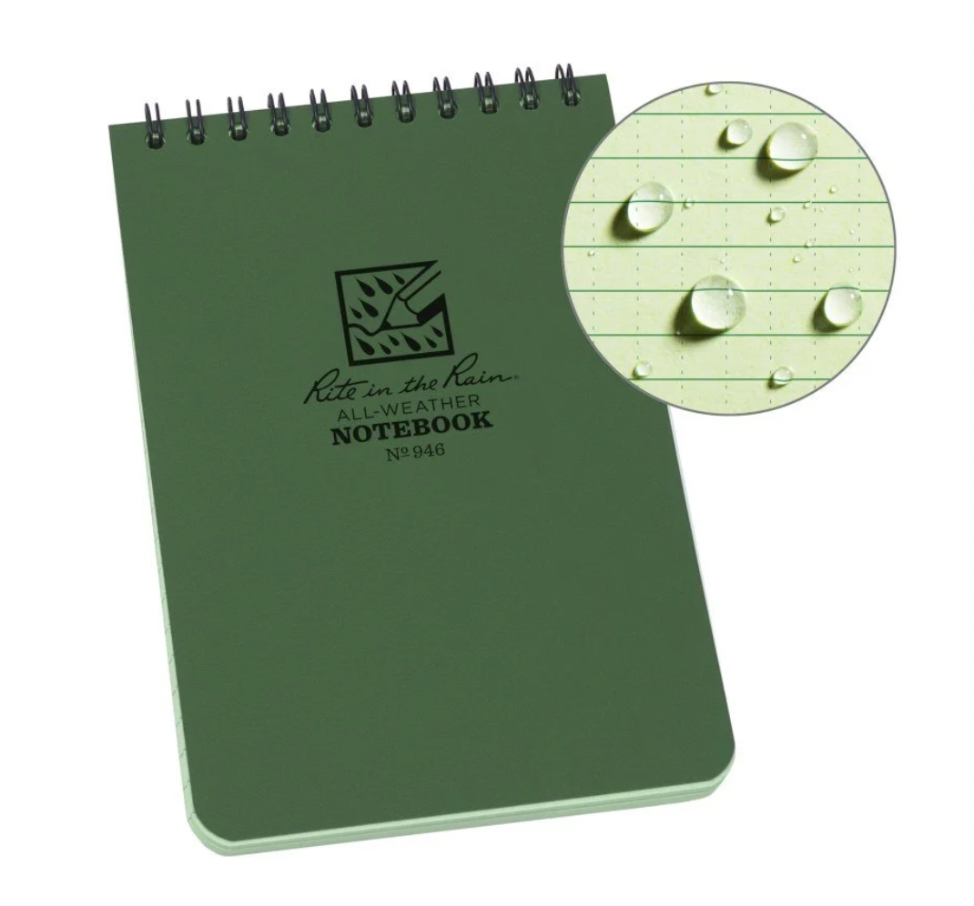 Rite in the Rain 146, Notebook Polydura Universal Segala Cuaca, 105mm x 152mm