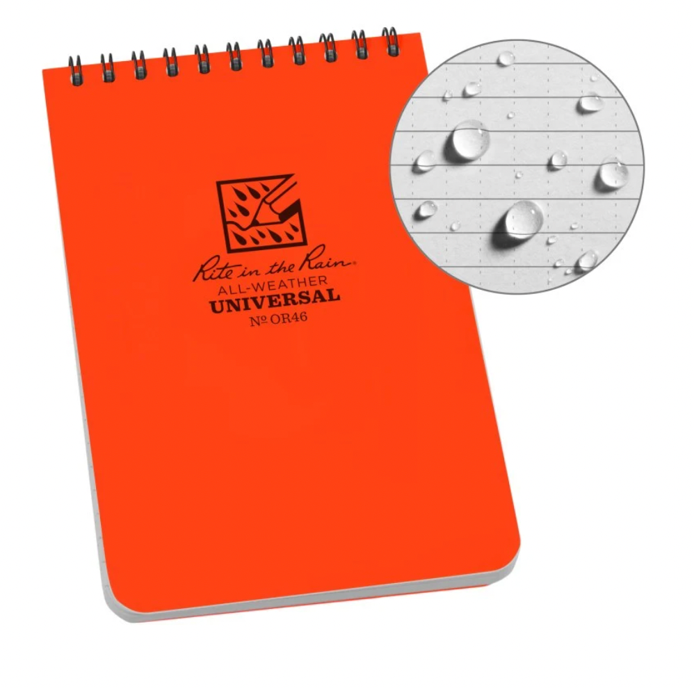 Rite in the Rain 146, Notebook Polydura Universal Segala Cuaca, 105mm x 152mm