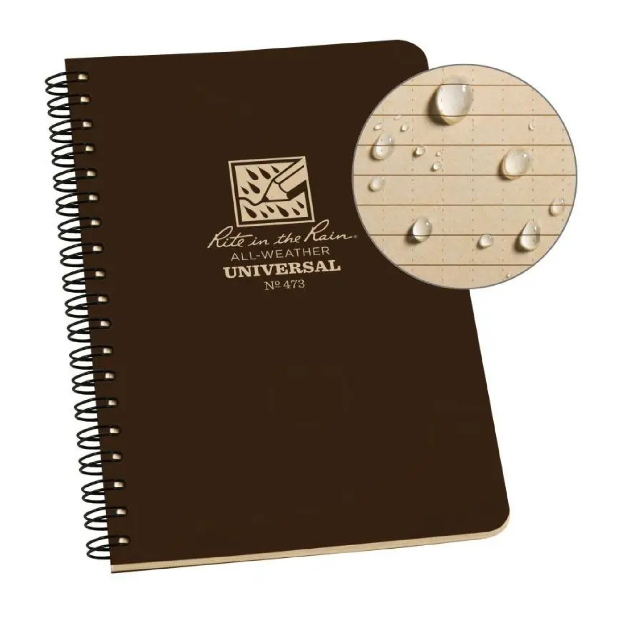 Rite in the Rain Universal Side Spiral Notebook 117mm x 177mm