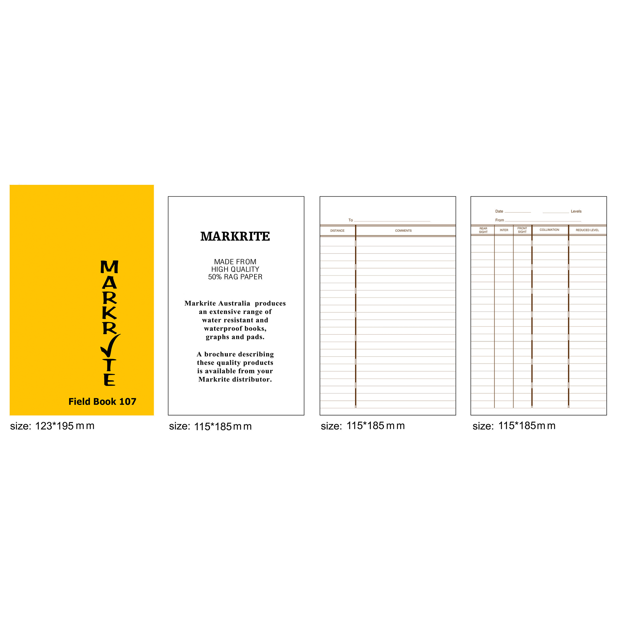 Markrite 107 Side Opening Notebook