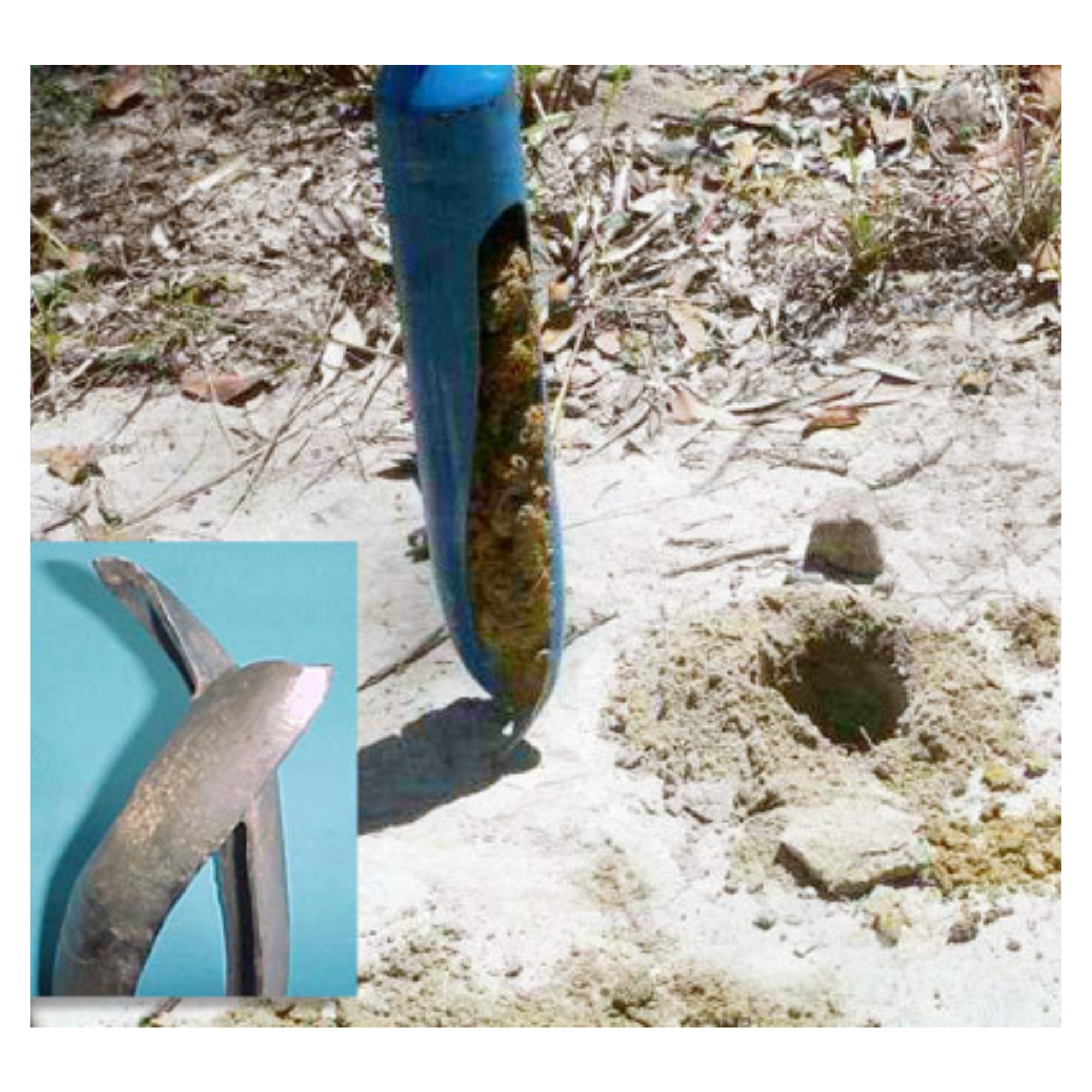 Dormer Erdbohrer - 1,0 m - Allzweckbohrer mit extra Biss für harten Lehm - verschiedene Größen