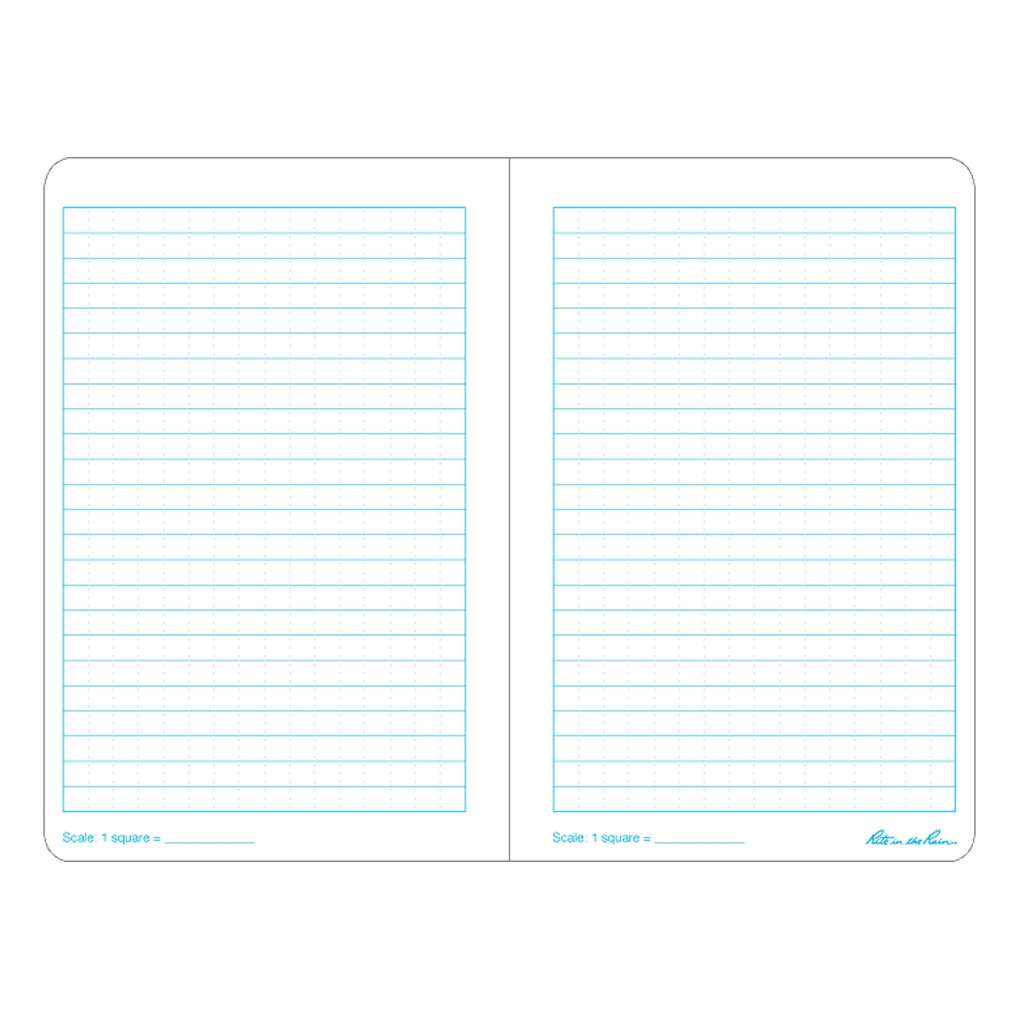 Rite in the Rain 371FX, All Weather Universal Rite in the Rain Field Flex Notebook, 117mm x 177mm, Paket berisi 3 buku