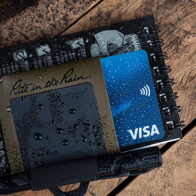 Wet Rite in the Rain Monsoon Pen Holster - 2 Pack - No. PH2 - On 3x5" Notebook with Pen 