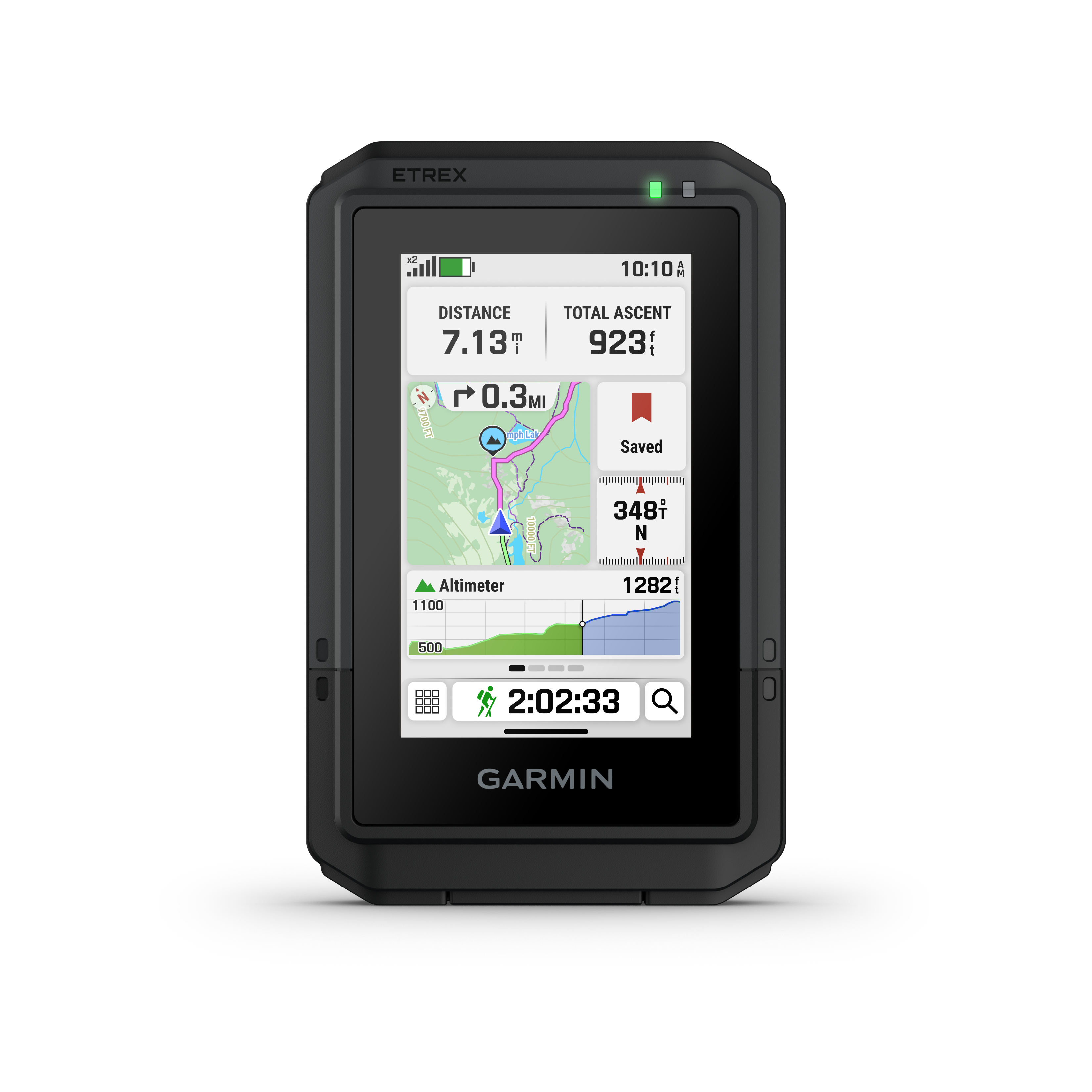 Garmin eTrex Touch Handheld GPS - Dashboard
