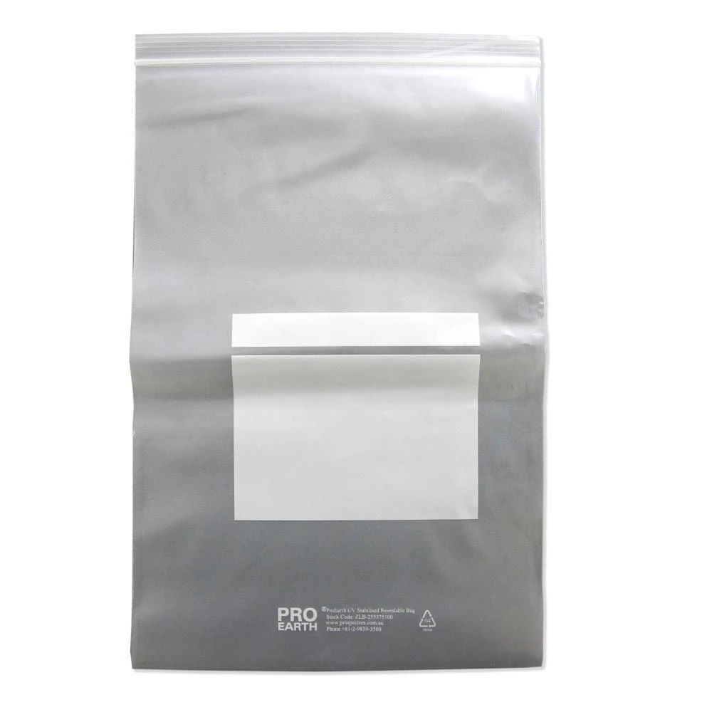 ProEarth Zip Lock Plastic Bags - UV Stabilised in Packs of 100