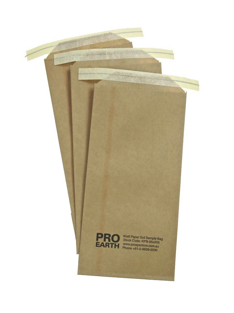 ProEarth Kraft Paper Geochem Bags - Various Sizes (Pack of 100)