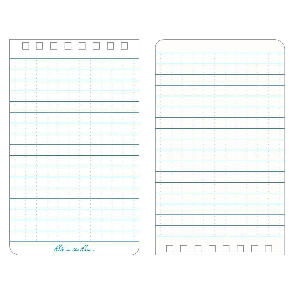 Rite in the Rain 135, All Weather Universal Polydura Notebook, 76x127mm