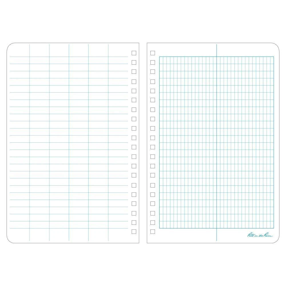 Rite in the Rain 303, All-Weather Transit Polydura Notebook, 117mm x 177mm