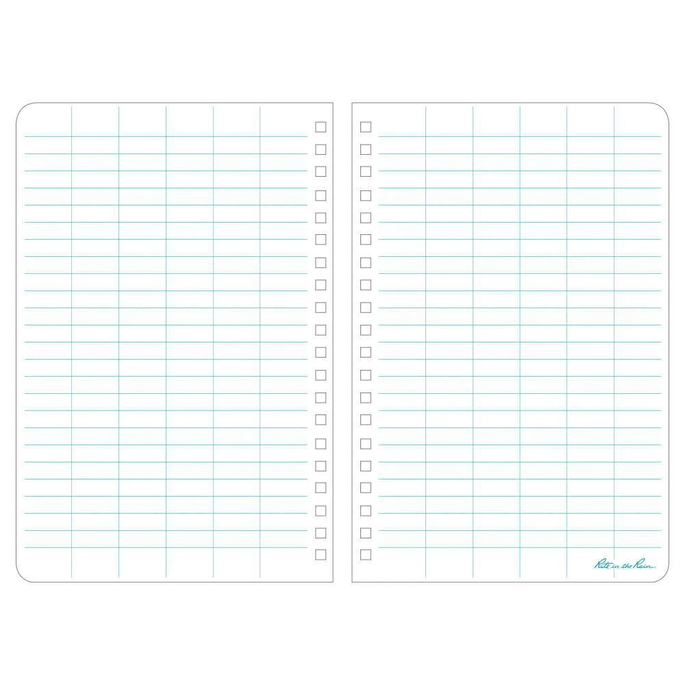 Rite in the Rain 313, All-Weather Level Polydura Notebook, 117mm x 177mm