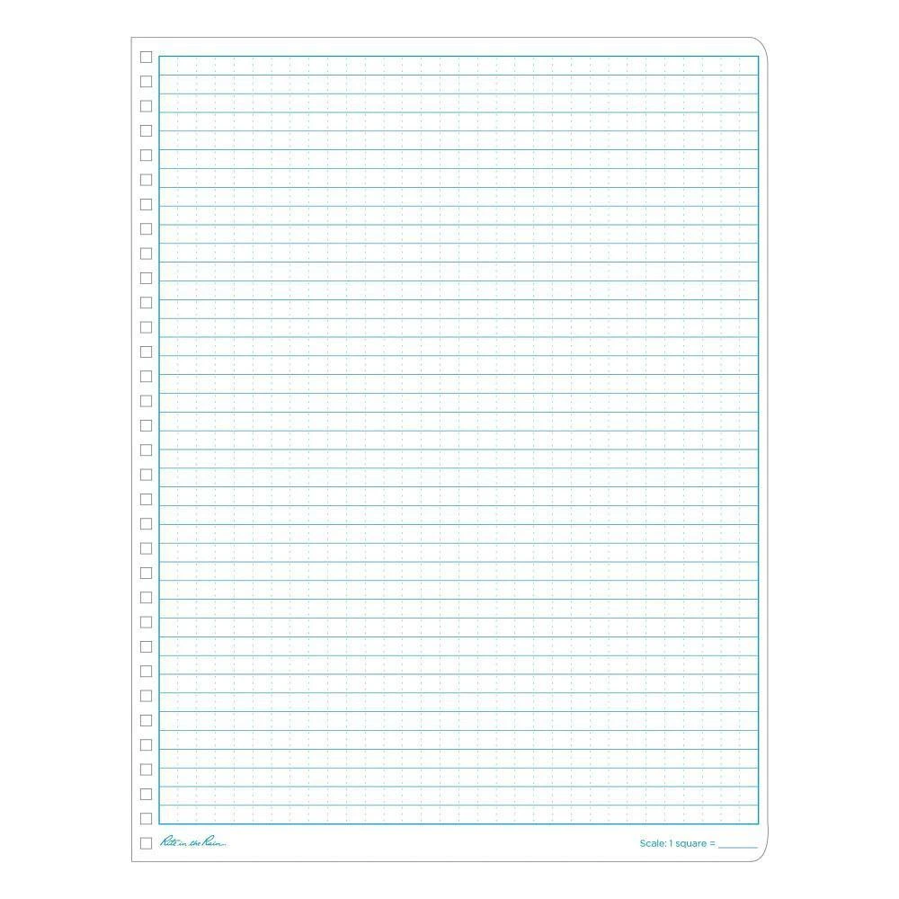 Rite in the Rain 373-MX, Allwetter-Universal-Polydura-Maxibuch, 216 mm x 279 mm