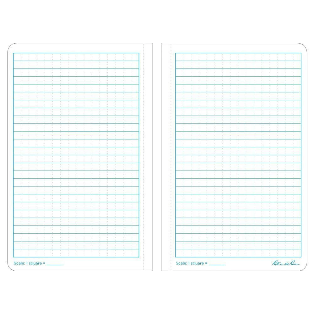 Rite in the Rain 374, Allwetter-Universal-Field-Flex-Feldbuch, 117 mm x 184 mm