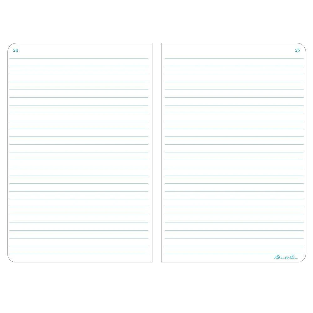 Rite in the Rain 391FX, All Weather Journal Rite in the Rain field flex Notebook, 117mm x 177mm, pack de 3 livres