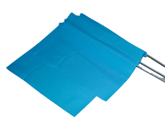 Presco Wire Stake Flags - 100 Flags - Blue