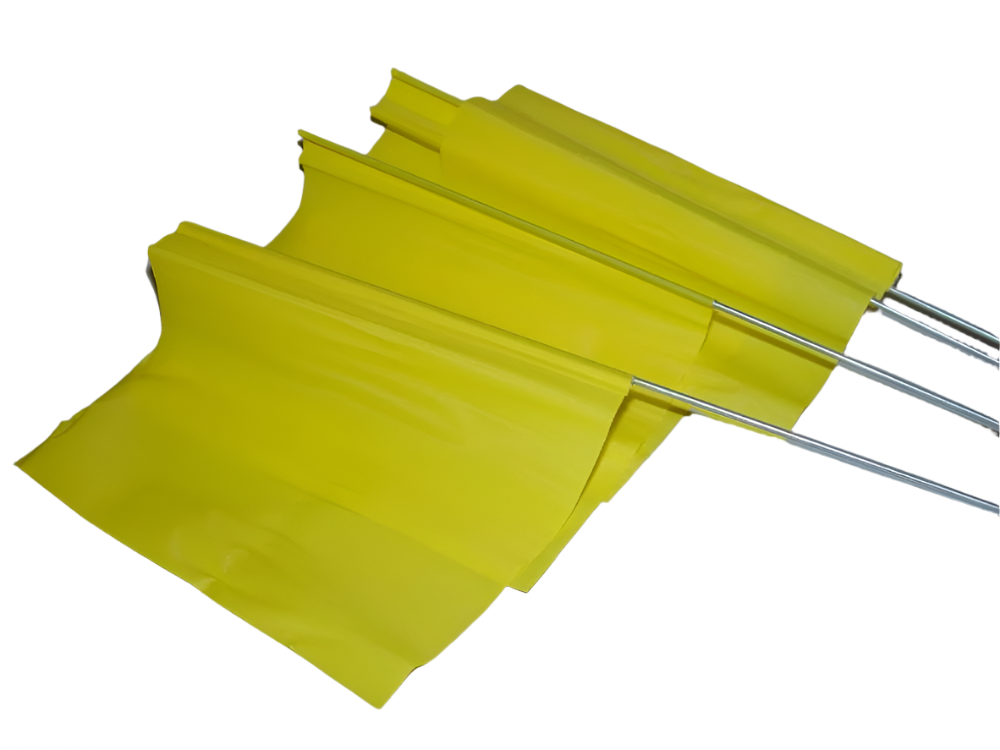 Presco Stake Flags Yellow